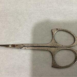 . La Cross Victorian Antique cuticle scissors ornate textured, Beautiful, 3”s